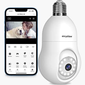 LaView 4MP Bulb Security Camera for $40