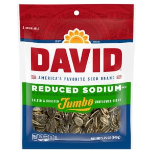 David's Sunflower Seeds 5-oz. Bag for $2