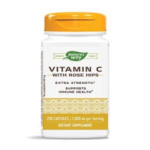 Nature's Way Vitamin C with Rose Hips; 1000 mg Vitamin C per Serving; 250 Capsules for $29