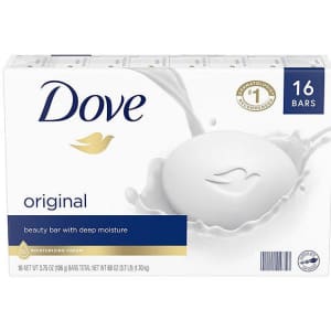 Dove Original Beauty Bar Soap 16-Pack for $15 for members