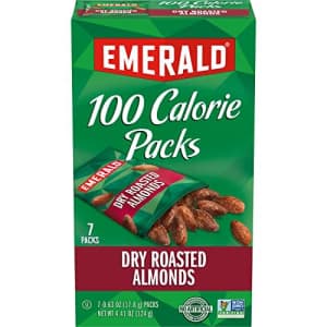 Emerald Nuts Dry Roasted Almonds 7ct (1-Pack) 100-Calorie Individual Packs Kosher Certified, for $70