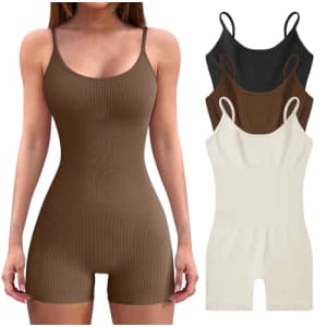 Women's Workout Romper 3-Pack from $15