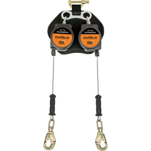 Guardian Diablo 2.5 8-Foot Dual Leg Leading Edge Self-Retracting Lifeline Cable for $162 Guardian Diablo 2.5 8-Foot Dual Leg Leading Edge Self-Retracting Lifeline Cable for $162