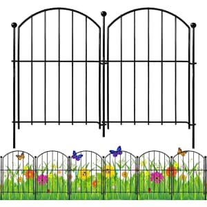 Decorative Garden Fence 10-Pack for $34