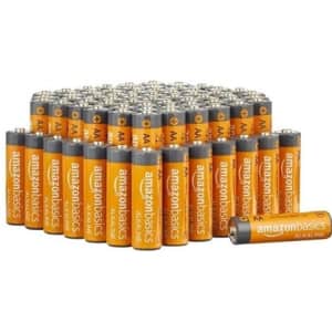 Amazon Basics AA Batteries 72-Pack for $13