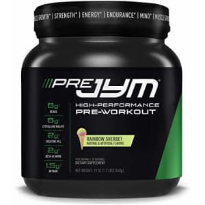PRE JYM High Performance Pre Workout Supplement 20 Servings for $17