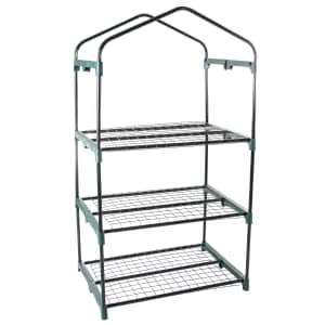 Pure Garden 50" 3-Tier Portable Greenhouse for $24 Pure Garden 50" 3-Tier Portable Greenhouse for $24