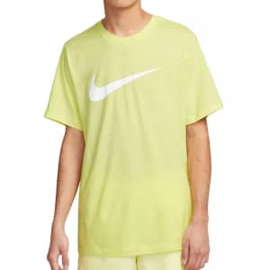 Nike Men's Swoosh Short-Sleeve Crewneck T-Shirt for $12