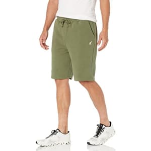 LRG mens Lrg Men's 47 Icon Drawstring Sweatshorts With Pockets Casual Shorts, Olive, 4X US for $10