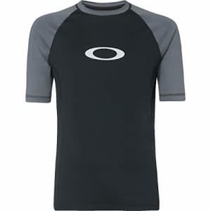 Oakley Men's Color Block SS Rashguard, Uniform Grey, M for $33 Oakley Men's Color Block SS Rashguard, Uniform Grey, M for $33