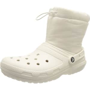 Crocs Men's/ Women's Classic Lined Neo Puff Boots for $30