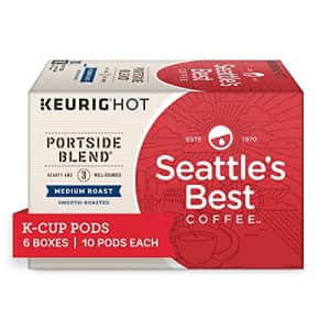 Seattle's Best Coffee Portside Blend Medium Roast K-Cup Pods | 10 Count (Pack of 6) for $30
