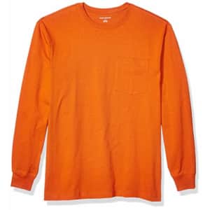 Amazon Essentials Men's Long-Sleeve Heavyweight Workwear Pocket T-Shirt, Gold, Large for $10 Amazon Essentials Men's Long-Sleeve Heavyweight Workwear Pocket T-Shirt, Gold, Large for $10