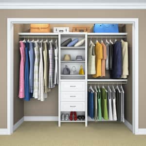 ClosetMaid Impressions 12-Ft. Basic Plus Closet System for $395