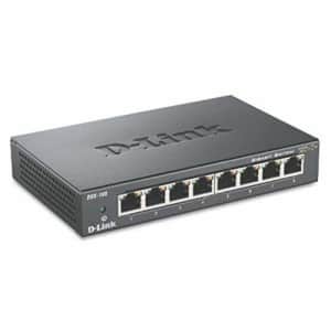 D-Link DLIDGS108-8-Port Gigabit Ethernet Switch for $36