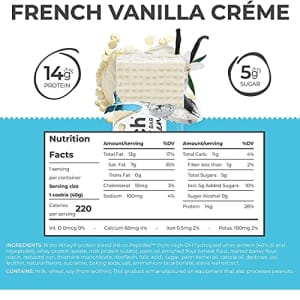 Power Crunch Whey Protein Bars, High Protein Snacks with Delicious Taste, French Vanilla Creme, 1.4 for $25
