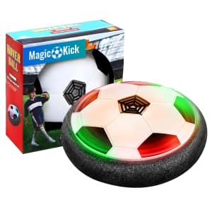 Freeze2Trim Magic Kick Hover Soccer Ball with LED Lights for $15