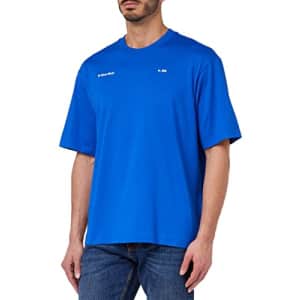G-Star Raw Men's Boxy Premium Oversized T-Shirt, Lapis Blue for $18