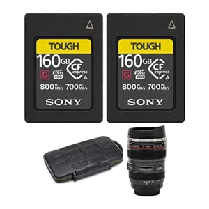 Sony 160GB CFexpress Type A Tough Series 2-Pack Bundle (4 Items) for $528