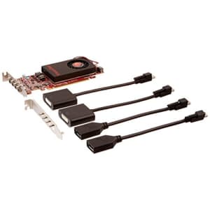 VisionTek Products Radeon 7750 SFF 2GB GDDR5 4M DirectX 11 OpenGL Single Fan Low Profile 4X miniDP for $206