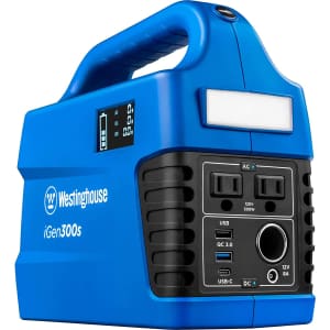 Westinghouse 296Wh Portable Power Station/Generator for $249