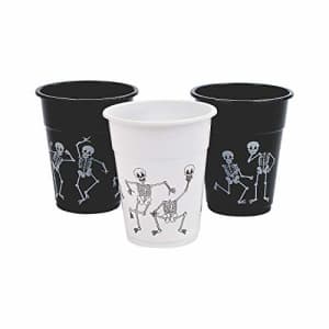Fun Express Skeleton Printed Disposable Cups (16 oz - 50 cups) Halloween Party Supplies for $18 Fun Express Skeleton Printed Disposable Cups (16 oz - 50 cups) Halloween Party Supplies for $18