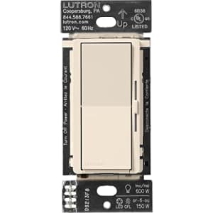Lutron Diva Smart Dimmer Switch for Casta Smart Lighting | No Neutral Wire Required | DVRF-6L-LA | for $65