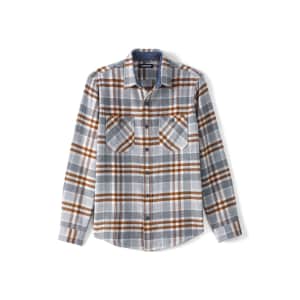 Lands' End Men's Traditional Fit Rugged Flannel Shirt for $16