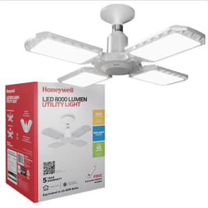 Honeywell 8,000-Lumen LED Utility Light for $18 for members Honeywell 8,000-Lumen LED Utility Light for $18 for members