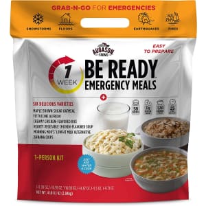 Augason BE Ready 1-Week Emergency Food Supply for $20
