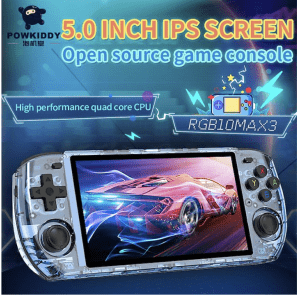 Powkiddy RGB10MAX3 Handheld Game Console from $75