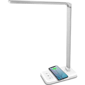 Mchatte LED Desk Lamp with Wireless Charger for $20 Mchatte LED Desk Lamp with Wireless Charger for $20