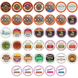 Crazy Cups Flavored Coffee Pods Variety Pack for Keurig K Cups Brewers, Assorted Flavored Coffee for $20