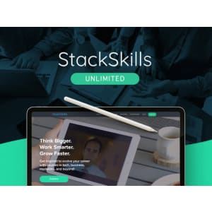 StackSkills Unlimited Lifetime Access: $29.97 StackSkills Unlimited Lifetime Access: $29.97