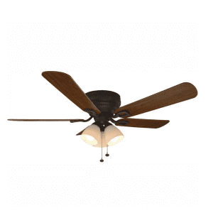 Hampton Bay Blair 52" LED Indoor Ceiling Fan w/ Light Kit for $60