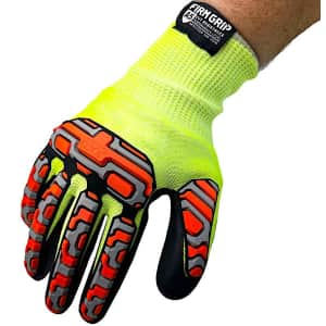 Firm Grip Men's Tough Working Gloves for $15