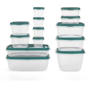 Rubbermaid EasyFindLids 26-Piece Plastic Food Storage Container Set for $8