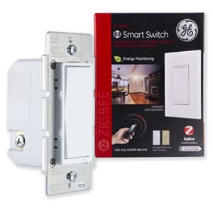 GE Zigbee Smart Switch In-Wall Lighting Control, Neutral Wire Required, Works Directly with Alexa for $45