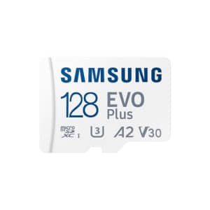 Samsung EVO Plus Micro SD Memory Card (2024) + SD Adapter - 128GB for $32