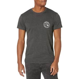 Quiksilver Men's Closed Bubble Mod Tee Shirt, Charcoal Heather, L for $20