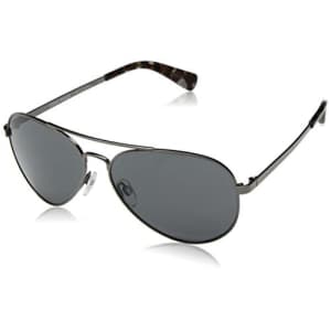 Cole Haan Men's Ch6007 Metal Aviator Sunglasses, Dark Gunmetal, 58 mm for $198