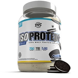 Sportsman MAN Sports New Flavor ISO-Protein Hydrolyzed 100% Pure Whey Protein Isolate Powder, Cookies and for $38