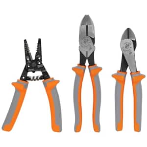 Klein Tools 9416R 1000V Insulated Plier and Wire Stripper Tool Kit with Side-Cutter, for $85