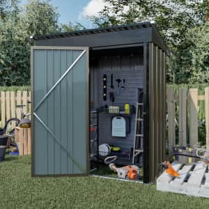 Bossin 5x3-Foot Steel Storage Shed for $163
