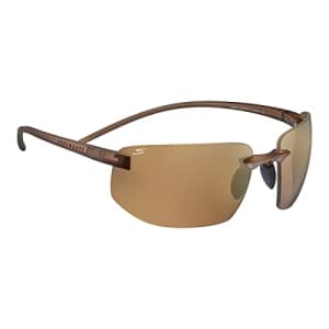 Serengeti Men's Lupton Oval Sunglasses, Matte Crystal Light Brown, Medium for $129