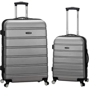 Rockland Melbourne 2-Piece Hardside Spinner Luggage Set for $155