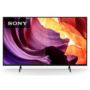 Sony 55 Inch 4K Ultra HD TV X80K Series: LED Smart Google TV with Dolby Vision HDR KD55X80K- 2022 for $414