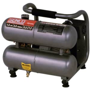 Senco PC0968 Compressor, 1.5-Horsepower (PEAK) 2.5-Gallon for $192 Senco PC0968 Compressor, 1.5-Horsepower (PEAK) 2.5-Gallon for $192