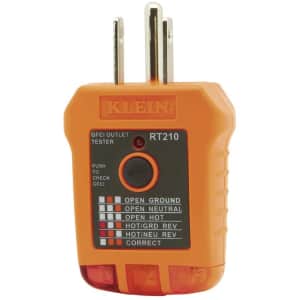 Klein Tools RT210 Outlet Tester for $11