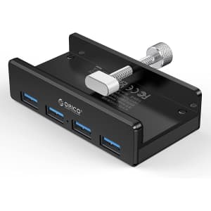 Orico USB 3.0 4-Port Clamp Hub Adapter for $25